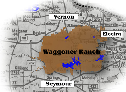 Wt Waggoner Ranch Map W. T. Waggoner Ranch – Largest Ranch Under One Fence